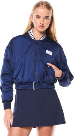 Sergio Tacchini Womens Piano Bomber Jacket in Maritime Blue at Nordstrom, Size Xx-Large