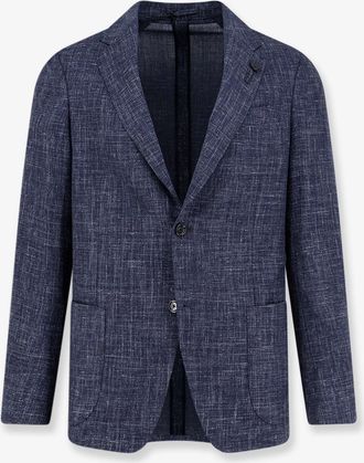 Lardini Blazer Roma in lana, seta e lino - LARDINI - gender_Man
