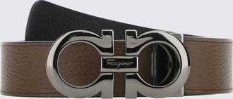 Ferragamo Cintura Gancini reversibile in pelle di vitello