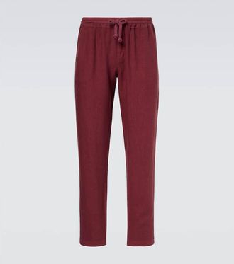 Fedeli Linen tapered pants
