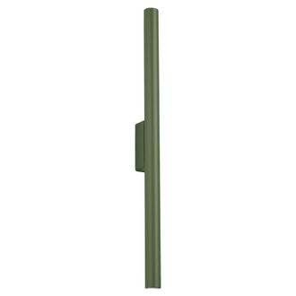 Sollux Lighting L&aacute;mpara de pared verde oliva acero alt. 3 cm