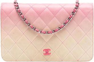 Chanel Pre-owned Cross Body Bags, female, Pink, Size: ONE SIZE Pre-owned Vintage Cross Body Bag