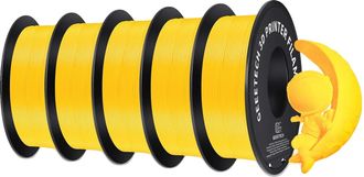 OEM Filamento Para Impresora 3d, Material Pla Ecol&oacute;gico, Compatible Con Impresoras Fdm, Amarillo