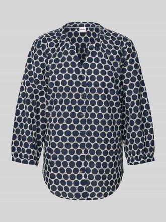 Brax Brax Regular Fit Bluse mit V-Ausschnitt Modell STYLE.Velia in Marine, Gr&ouml;&szlig;e 42