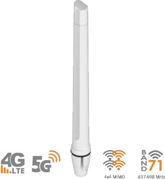 OEM Poynting Antena Marina Costera Lte/mimo (4x4), 4g/5g, 617-3800 Mhz, 4dbi