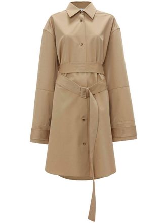 J.W.Anderson Dubbele gewikkelde trenchjurk - Beige