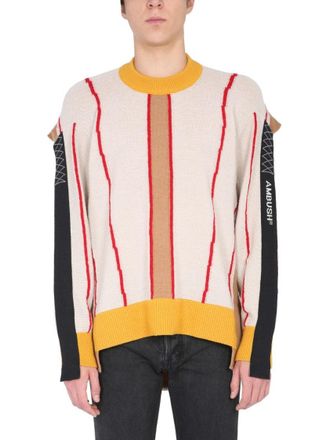 AMBUSH Beige Crew Neck Sweater