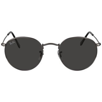 Ray-Ban Round Metal Antiqued Dark GreyUnisex Sunglasses RB3447 9229B1 50