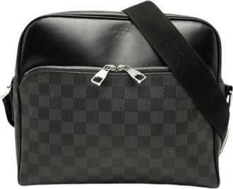 Louis Vuitton Pre-owned Dayton Reporter MM - Dames - Vintage Schoudertas - Zwart - ONE Size - Vintage