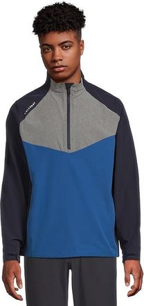 Callaway Long Sleeve 1/2-zip Wind Water Jacket Mens Sweatshirt Peacoat : 2XL, Elastane/Polyester