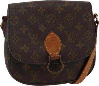 Louis Vuitton Pre-owned Cross Body Bags, female, Brown, Size: ONE SIZE Pre-owned Canvas Cross Body Bag
