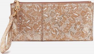 Hobo Vida Wristlet In Gilded Petals