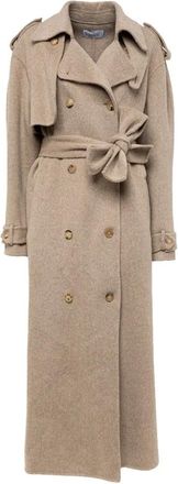Giuseppe Di Morabito Dames, Mantels, Beige, Maat: S