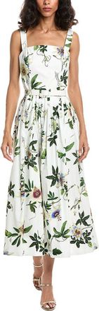 Oscar De La Renta Passionflower Tank Dress