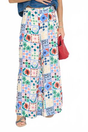 FRNCH Egeria Mix & Match Trousers In Multicolor