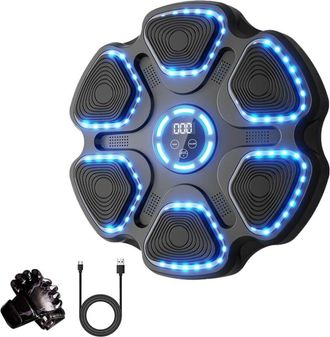 OEM M&aacute;quina De Boxeo Con M&uacute;sica, Soporte De Pared Y Guantes Diana Electr&oacute;nica Para Adultos Dispositivo De Boxeo Inteligente M&aacute;quina De Boxeo Para El Hogar