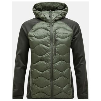 Peak Performance Helium Down Hybrid Hood Daunenjacke f&uuml;r Herren | oliv