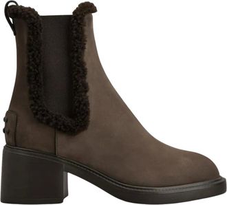 Tod's Schoenen, Dames, Bruin, 37 1/2 EU, Chelsea Boots