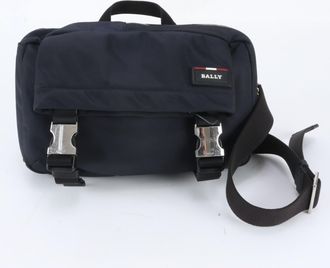 Bally Leather Nylon Pouch Sling Bag (Pre-Owned)