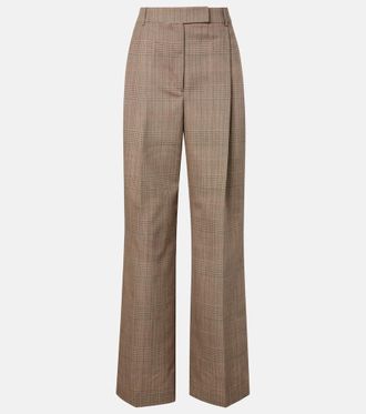 Róhe Róhe Checked virgin wool straight pants