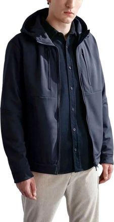 Paul & Shark Jassen, Heren, Blauw, M, Polyester, Re-Shark Shell Jacket