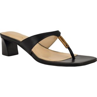 Guess Yaiza Flip Flop in Black at Nordstrom, Size 6.5