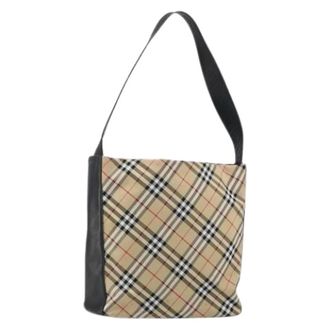 Burberry Pre-owned Shoulder Bags, female, Beige, Size: ONE SIZE Pre-owned Shoulder Bag
