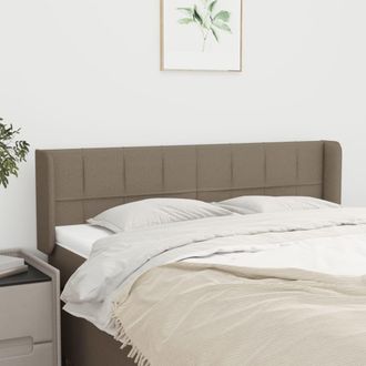 vidaXL Cabecero De Tela Gris Taupe 147x16x78/88 Cm Vidaxl