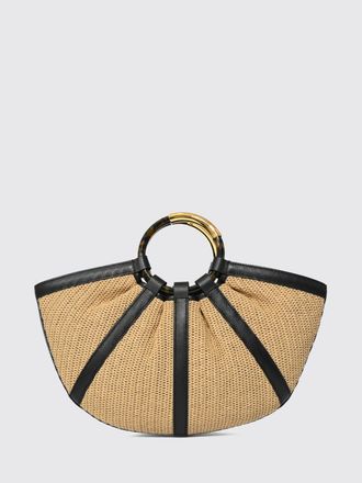 Coccinelle Borsa Shell Coccinelle in rafia e pelle a grana