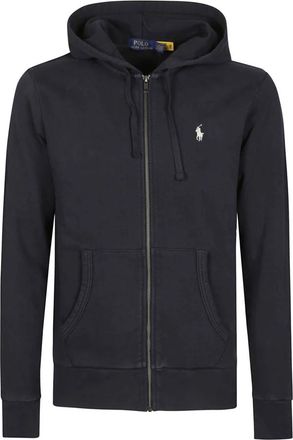 Polo Ralph Lauren Spa Terry Sweatshirt - Heren - Vesten met rits - Zwart - S - Katoen - Hoodies & sweatvesten