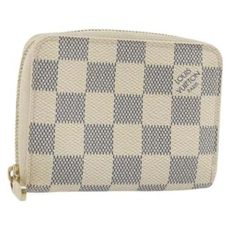 Louis Vuitton Pre-owned Wallets, female, Beige, Size: ONE SIZE Pre-owned Vintage Damier Azur Coin Purse