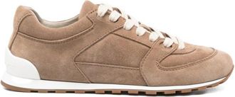 Brunello Cucinelli Beige Lace-up Sneakers