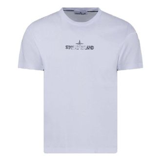 Stone Island Stamp Centre Logo T-shirt White 79152NS81-V0001