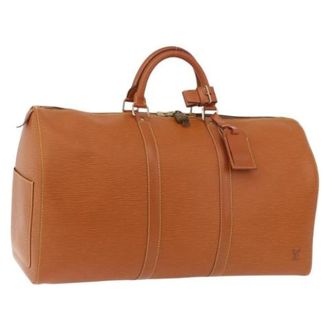 Louis Vuitton Pre-owned Boston Bag - Dames - Pre-owned - Bruin - Maat: ONE Size Leer