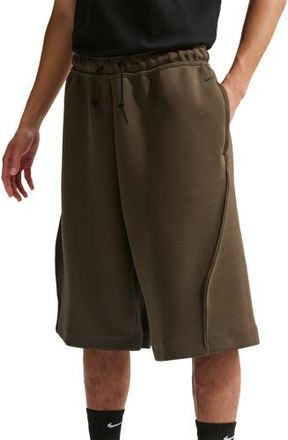 Nike Mens Tech Fleece Shorts - Black/Dark Hazel Size XXL