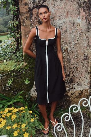 Maeve Arlette Midi Dress