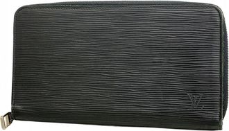 Louis Vuitton Noir Long Wallet (Bi-Fold) (Pre-Owned)