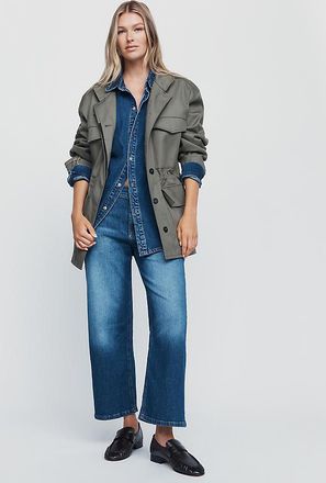 Pilcro Edie High Rise Straight Leg Jeans