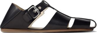 Christophe Lemaire Buckle Fisherman Sandals