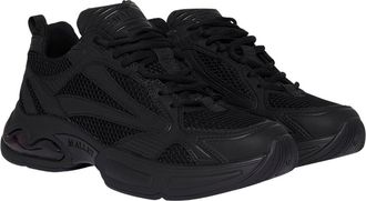 Mallet Footwear Heren Jupiter Leren Sneakers (Zwart)