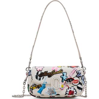 Marc Jacobs The Clover Sticker Shoulder Bag in White Multi at Nordstrom Rack