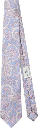 Etro Tie - Heren - Stropdassen - Blauw - ONE Size - Accessoires