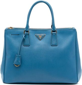 Prada Pre-owned Prada Large Saffiano Lux Galleria Double Zip Tote Ladies 1BJ6DWTH06A8UORV