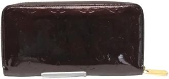 Louis Vuitton Tweedehands leren portemonnees - Dames - Vintage Accessoires - Bruin - ONE Size - Vintage
