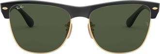 Ray-Ban Highstreet 57mm Sunglasses in Demi Black/Green Solid at Nordstrom