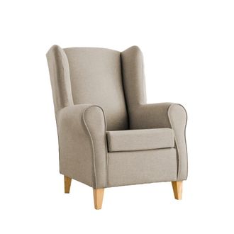 Kenay Home Butaca tapizado beige 77 x 103 cm