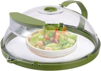 OEM Tapa Para Microondas, 30 Cm, Tapa Transparente Verde Para Microondas, Para Platos, Tipo De Desviaci&oacute;n De Inyecci&oacute;n De Agua