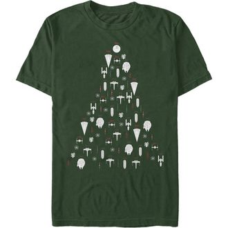 Star Wars Mens Star Wars Galactic Christmas Ornaments Graphic T-Shirt in Dark Green at Nordstrom, Size Xxx-Large