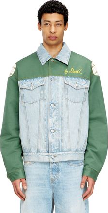 Diesel Denim jacket with cotton insert - Jackets - Unisex - Multicolor