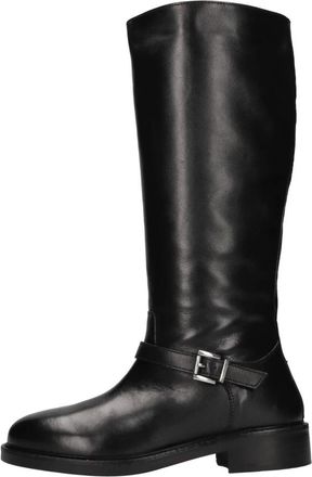 Emanuelle Vee High Boots - Dames - Hoge Laarzen - Zwart - 40 EU - Leer - Schoenen